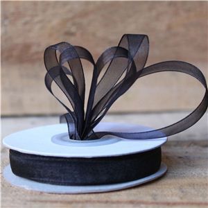 Basics 2 Go Sheer Ribbon - 9mm Black